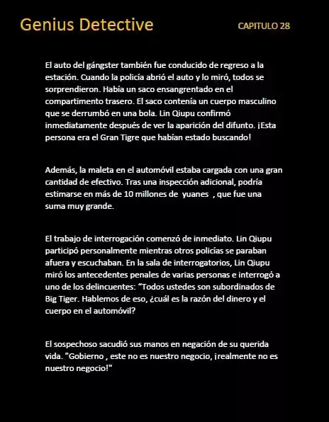 GENIUS DETECTIVE (Novela) - Capítulo 28 - Página 8 - LectorTMOo