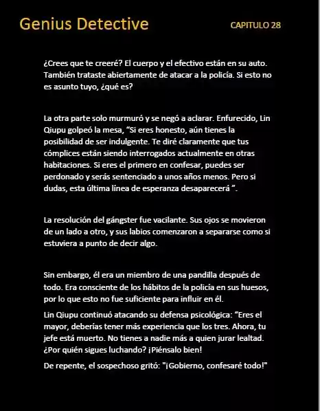GENIUS DETECTIVE (Novela) - Capítulo 28 - Página 9 - LectorTMOo