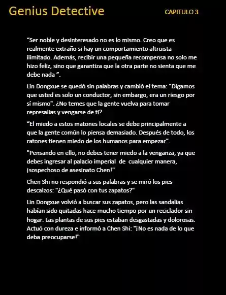 GENIUS DETECTIVE (Novela) - Capítulo 3 - Página 8 - LectorTMOo