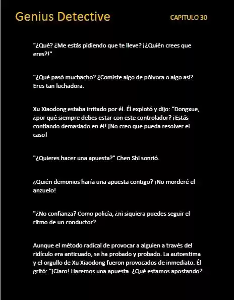 GENIUS DETECTIVE (Novela) - Capítulo 30 - Página 4 - LectorTMOo