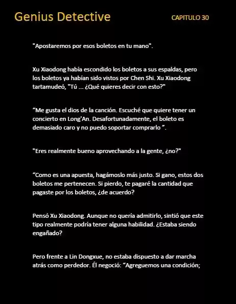 GENIUS DETECTIVE (Novela) - Capítulo 30 - Página 5 - LectorTMOo