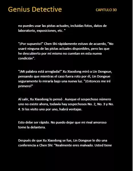 GENIUS DETECTIVE (Novela) - Capítulo 30 - Página 6 - LectorTMOo