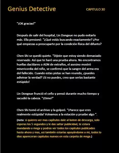 GENIUS DETECTIVE (Novela) - Capítulo 30 - Página 10 - LectorTMOo