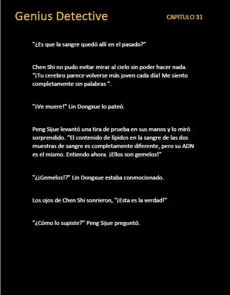 GENIUS DETECTIVE (Novela) - Capítulo 31 - Página 5 - LectorTMOo