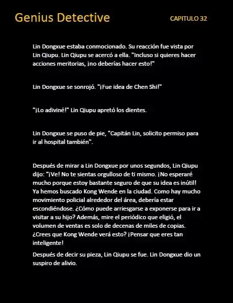 GENIUS DETECTIVE (Novela) - Capítulo 32 - Página 6 - LectorTMOo
