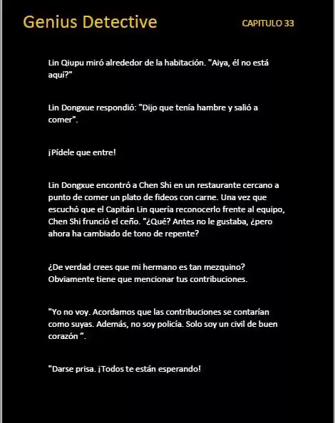 GENIUS DETECTIVE (Novela) - Capítulo 33 - Página 6 - LectorTMOo
