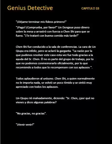 GENIUS DETECTIVE (Novela) - Capítulo 33 - Página 7 - LectorTMOo