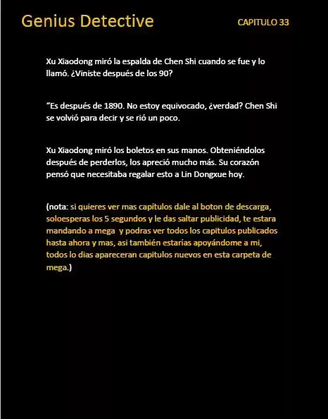 GENIUS DETECTIVE (Novela) - Capítulo 33 - Página 10 - LectorTMOo