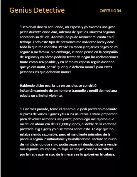 GENIUS DETECTIVE (Novela) - Capítulo 34 - Página 4 - LectorTMOo