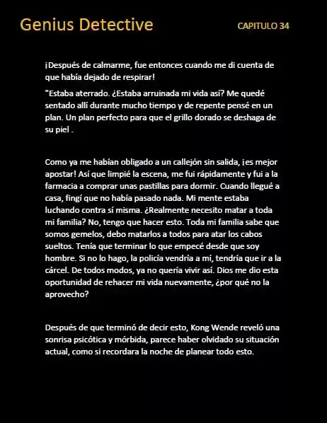 GENIUS DETECTIVE (Novela) - Capítulo 34 - Página 5 - LectorTMOo