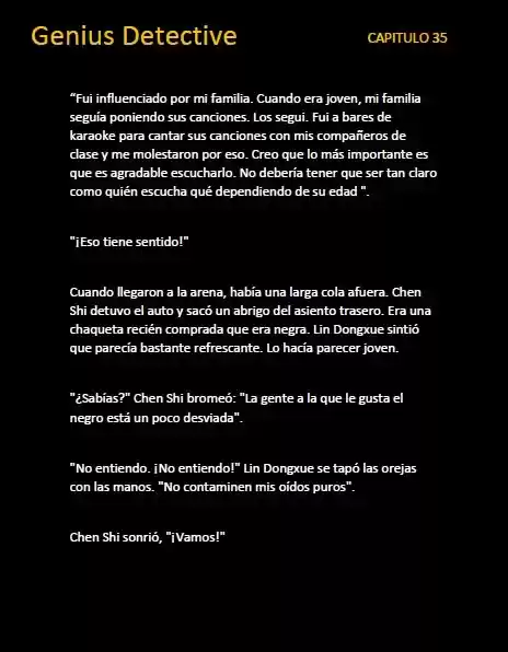GENIUS DETECTIVE (Novela) - Capítulo 35 - Página 6 - LectorTMOo