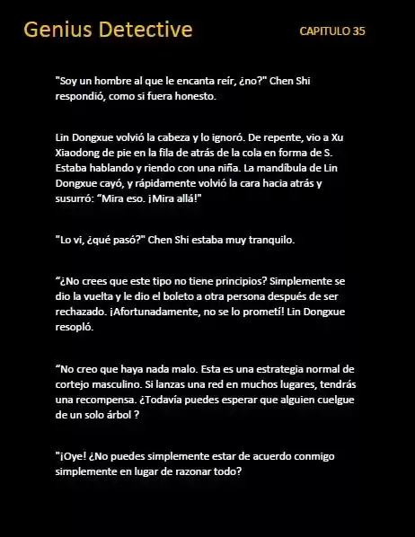 GENIUS DETECTIVE (Novela) - Capítulo 35 - Página 9 - LectorTMOo