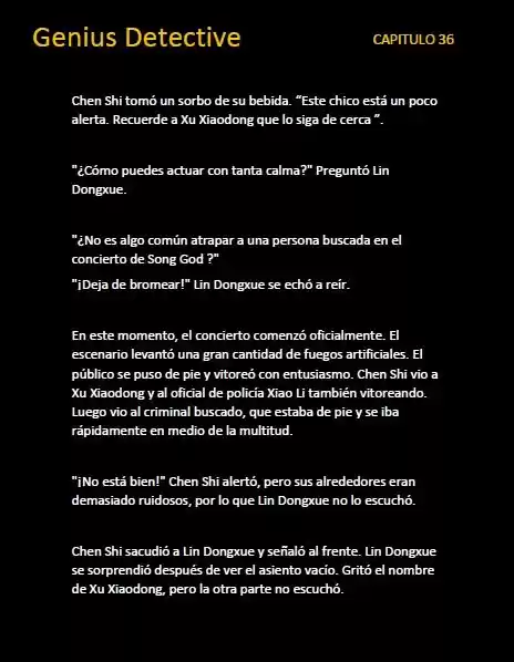 GENIUS DETECTIVE (Novela) - Capítulo 36 - Página 4 - LectorTMOo