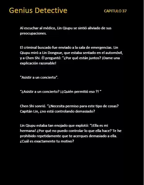 GENIUS DETECTIVE (Novela) - Capítulo 37 - Página 4 - LectorTMOo