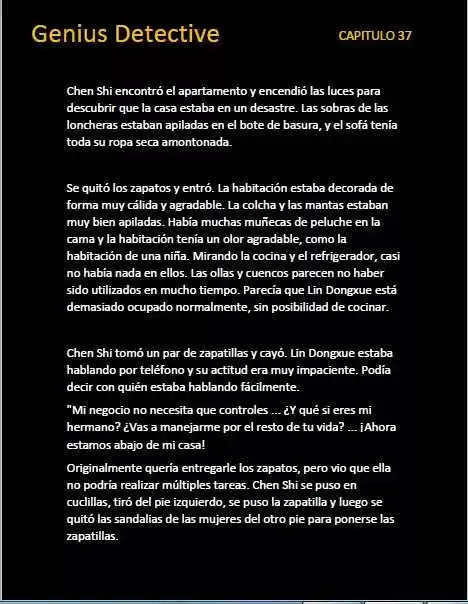 GENIUS DETECTIVE (Novela) - Capítulo 37 - Página 9 - LectorTMOo
