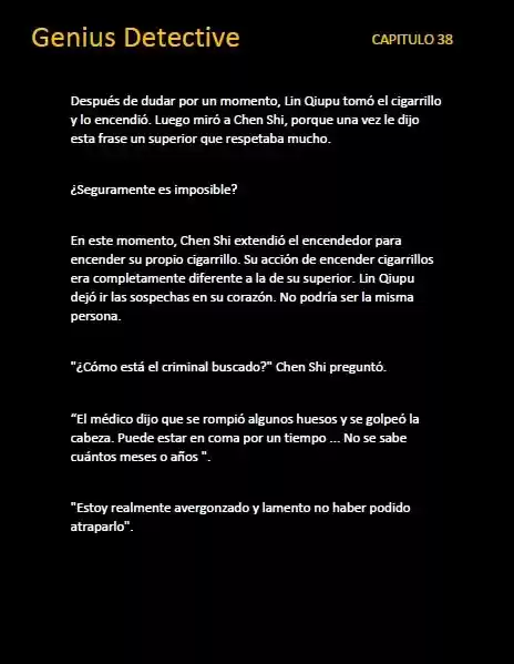 GENIUS DETECTIVE (Novela) - Capítulo 38 - Página 4 - LectorTMOo