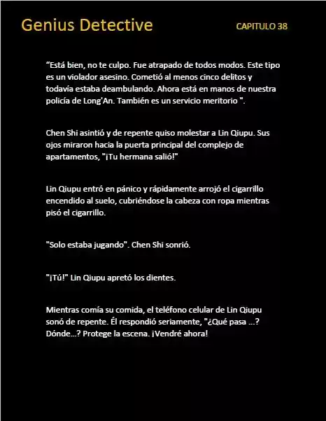 GENIUS DETECTIVE (Novela) - Capítulo 38 - Página 5 - LectorTMOo