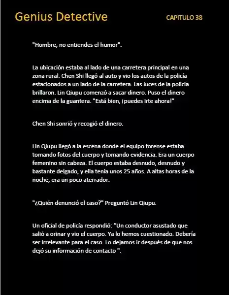 GENIUS DETECTIVE (Novela) - Capítulo 38 - Página 7 - LectorTMOo