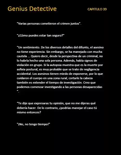 GENIUS DETECTIVE (Novela) - Capítulo 39 - Página 6 - LectorTMOo