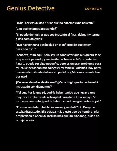 GENIUS DETECTIVE (Novela) - Capítulo 4 - Página 5 - LectorTMOo
