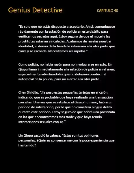 GENIUS DETECTIVE (Novela) - Capítulo 40 - Página 4 - LectorTMOo