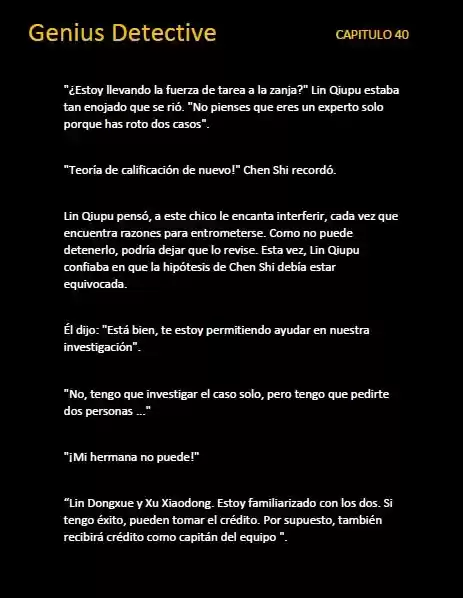 GENIUS DETECTIVE (Novela) - Capítulo 40 - Página 6 - LectorTMOo
