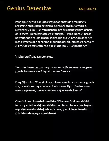 GENIUS DETECTIVE (Novela) - Capítulo 41 - Página 6 - LectorTMOo