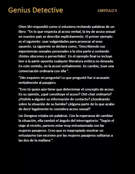 GENIUS DETECTIVE (Novela) - Capítulo 5 - Página 4 - LectorTMOo