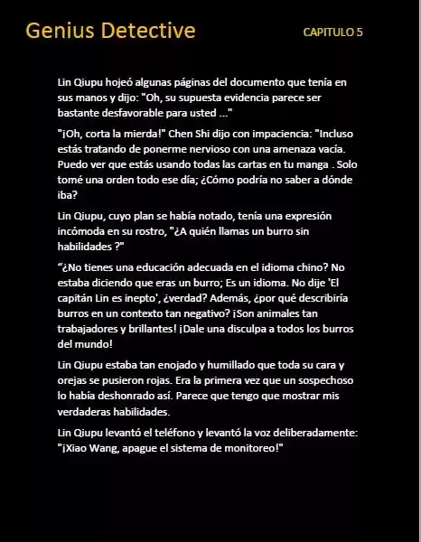 GENIUS DETECTIVE (Novela) - Capítulo 5 - Página 9 - LectorTMOo