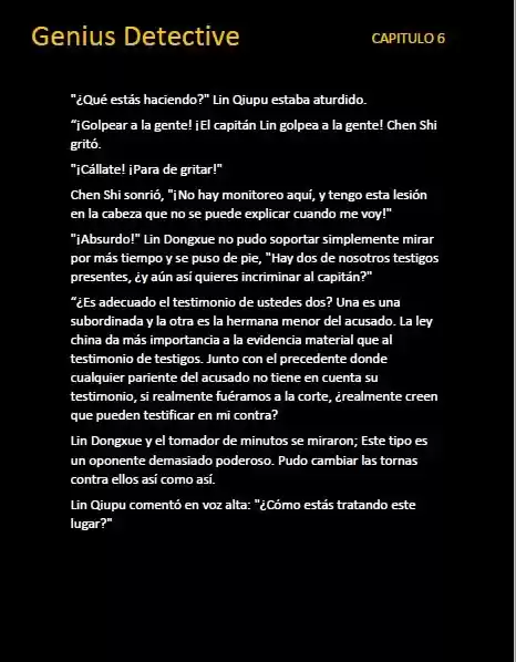 GENIUS DETECTIVE (Novela) - Capítulo 6 - Página 4 - LectorTMOo