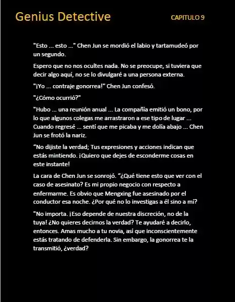 GENIUS DETECTIVE (Novela) - Capítulo 9 - Página 5 - LectorTMOo