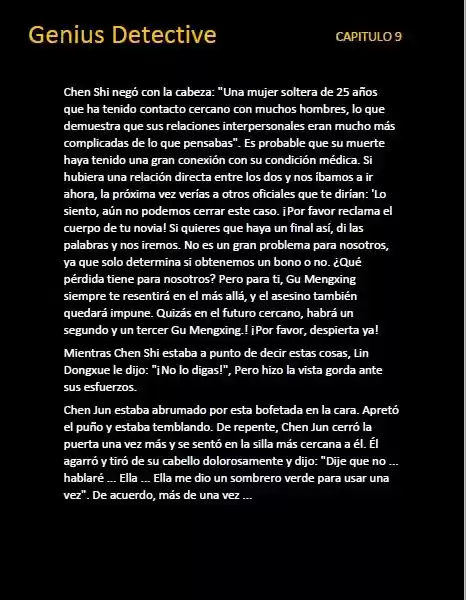 GENIUS DETECTIVE (Novela) - Capítulo 9 - Página 7 - LectorTMOo