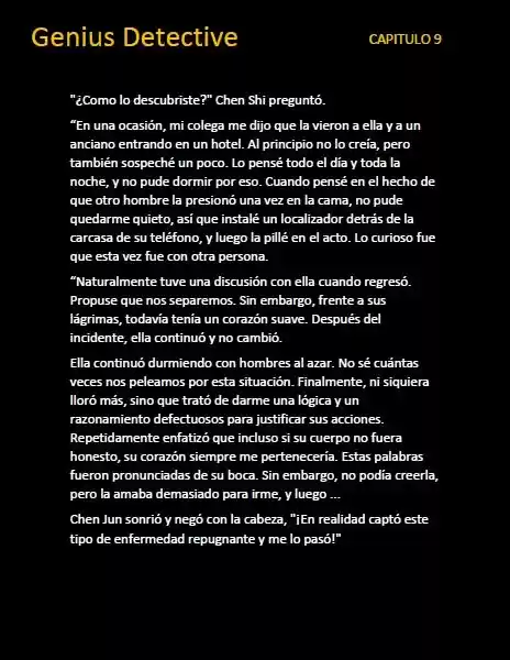 GENIUS DETECTIVE (Novela) - Capítulo 9 - Página 8 - LectorTMOo