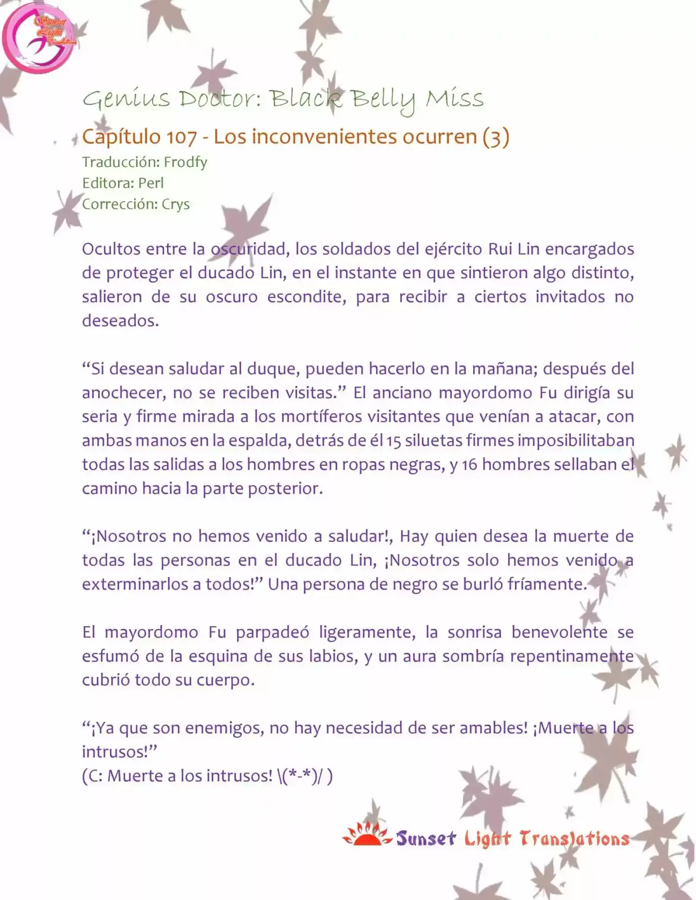 Genius Doctor: Black Belly Miss (Novela) - Capítulo 107 - Página 2 - LectorTMOo