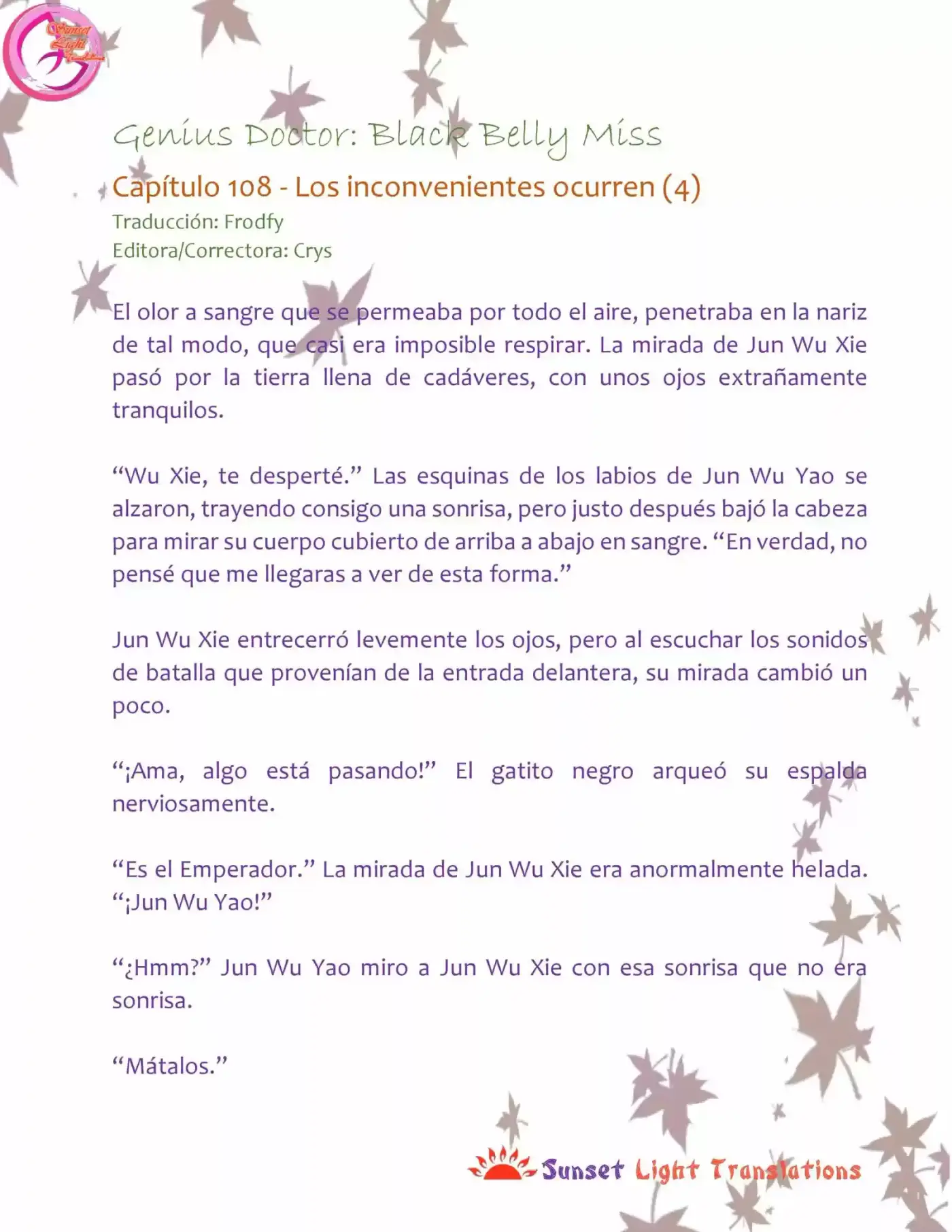 Genius Doctor: Black Belly Miss (Novela) - Capítulo 108 - Página 2 - LectorTMOo