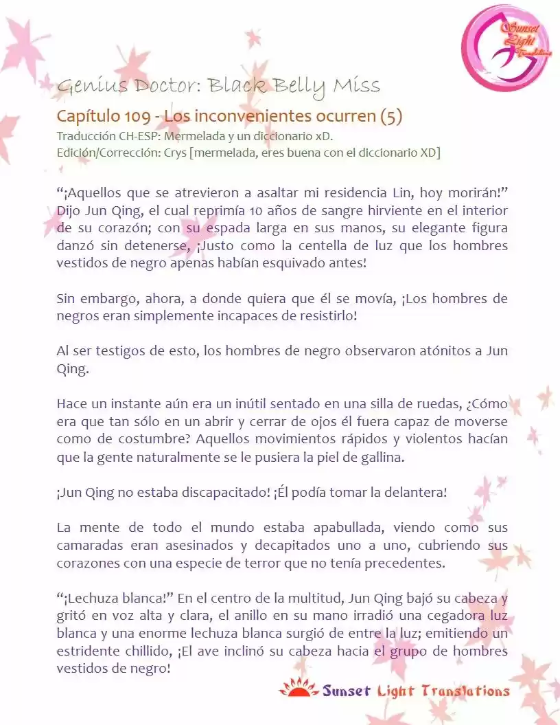Genius Doctor: Black Belly Miss (Novela) - Capítulo 109 - Página 2 - LectorTMOo