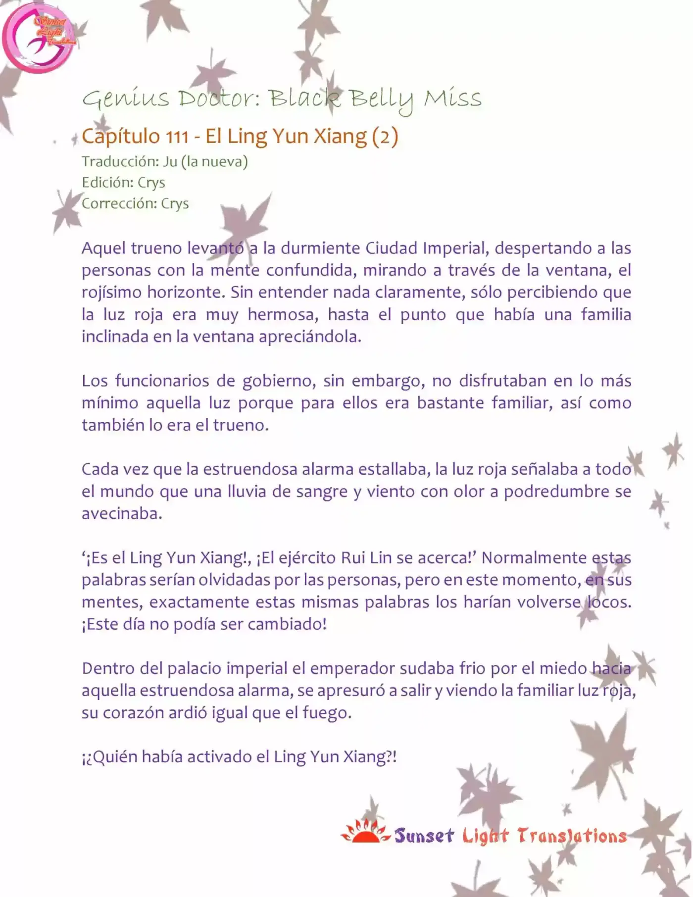 Genius Doctor: Black Belly Miss (Novela) - Capítulo 111 - Página 2 - LectorTMOo