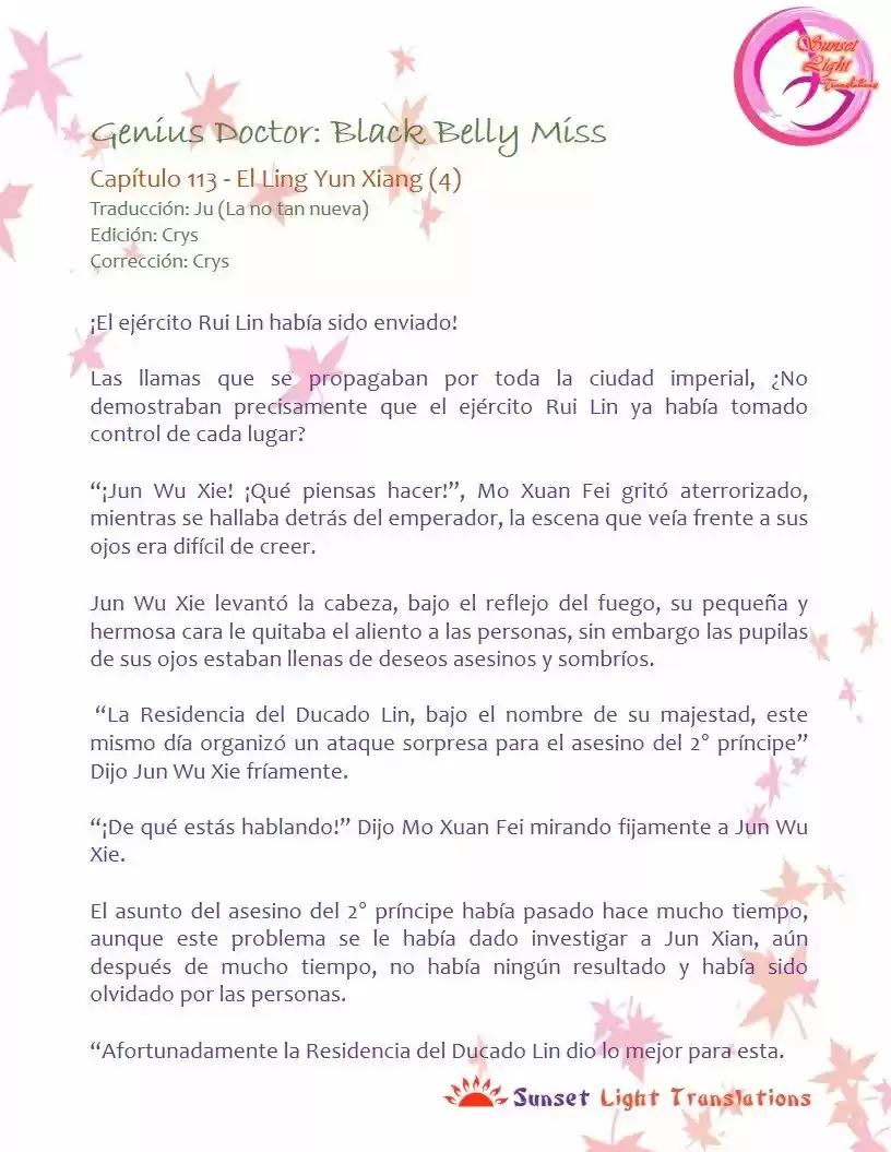 Genius Doctor: Black Belly Miss (Novela) - Capítulo 113 - Página 2 - LectorTMOo