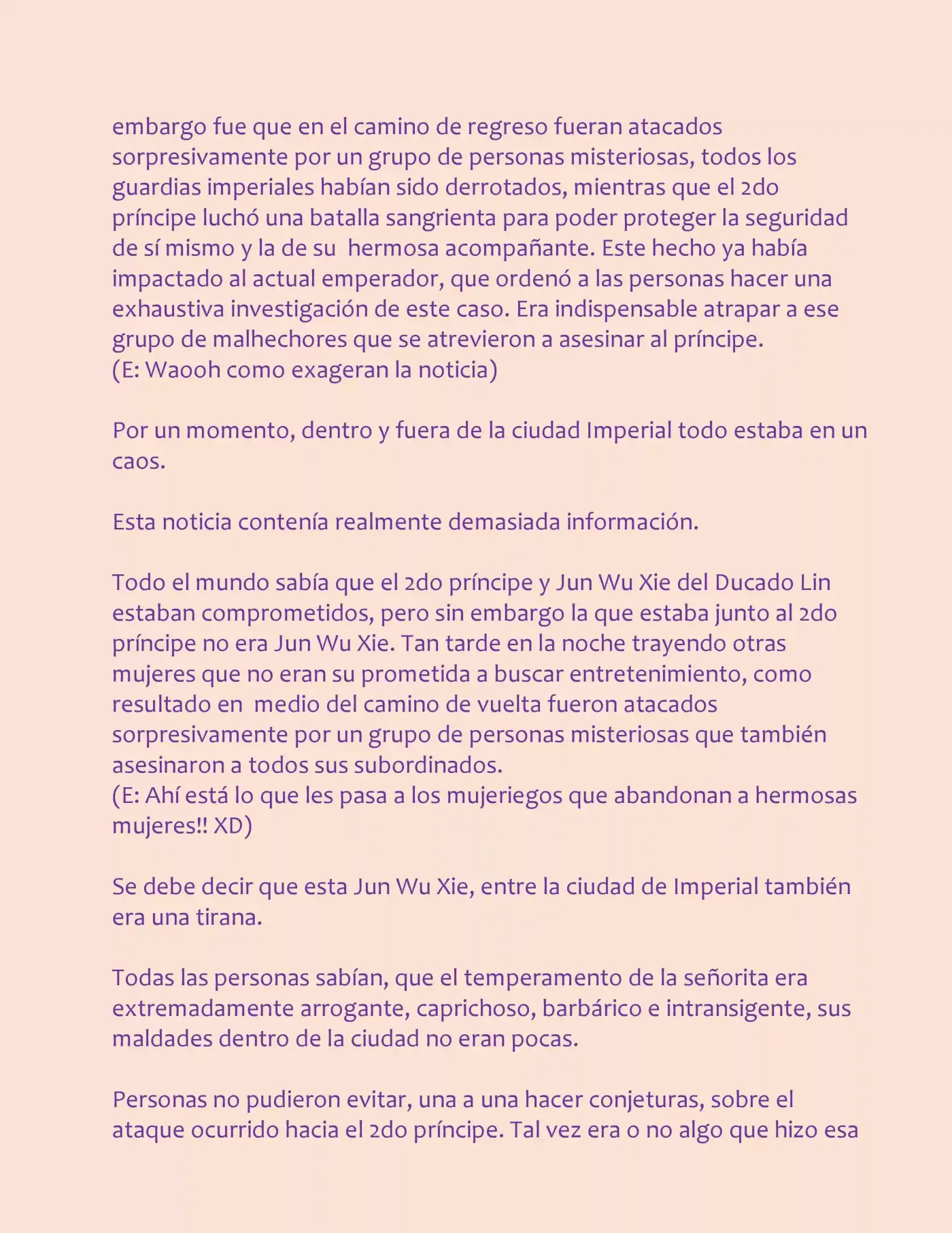 Genius Doctor: Black Belly Miss (Novela) - Capítulo 13 - Página 4 - LectorTMOo