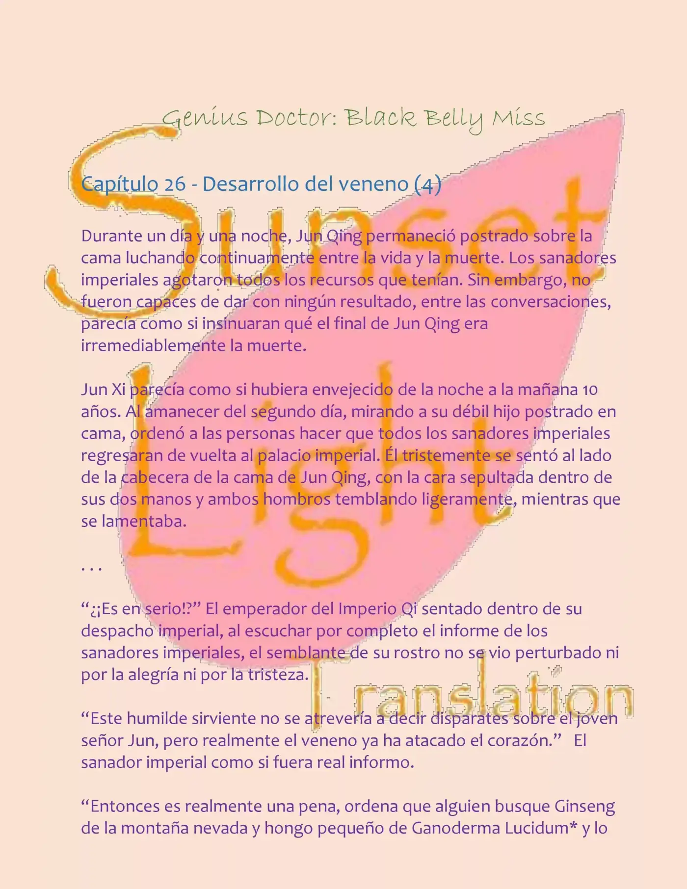 Genius Doctor: Black Belly Miss (Novela) - Capítulo 26 - Página 2 - LectorTMOo