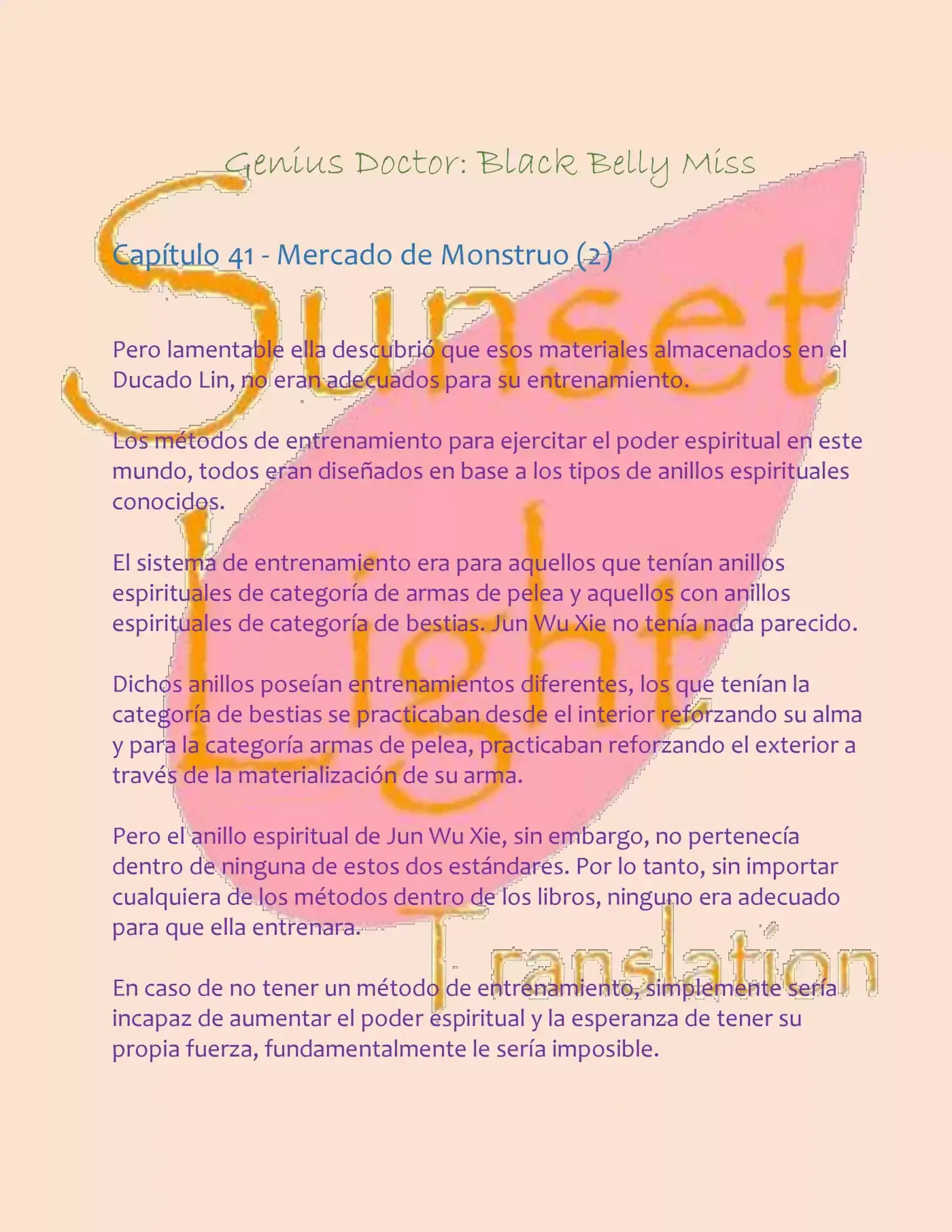Genius Doctor: Black Belly Miss (Novela) - Capítulo 41 - Página 2 - LectorTMOo