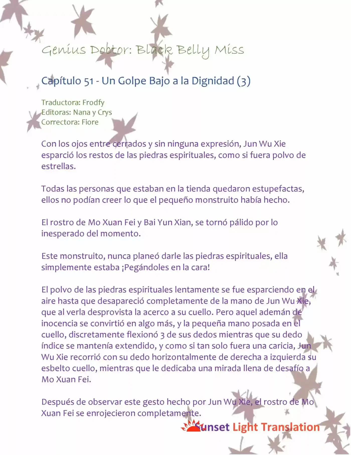 Genius Doctor: Black Belly Miss (Novela) - Capítulo 51 - Página 2 - LectorTMOo