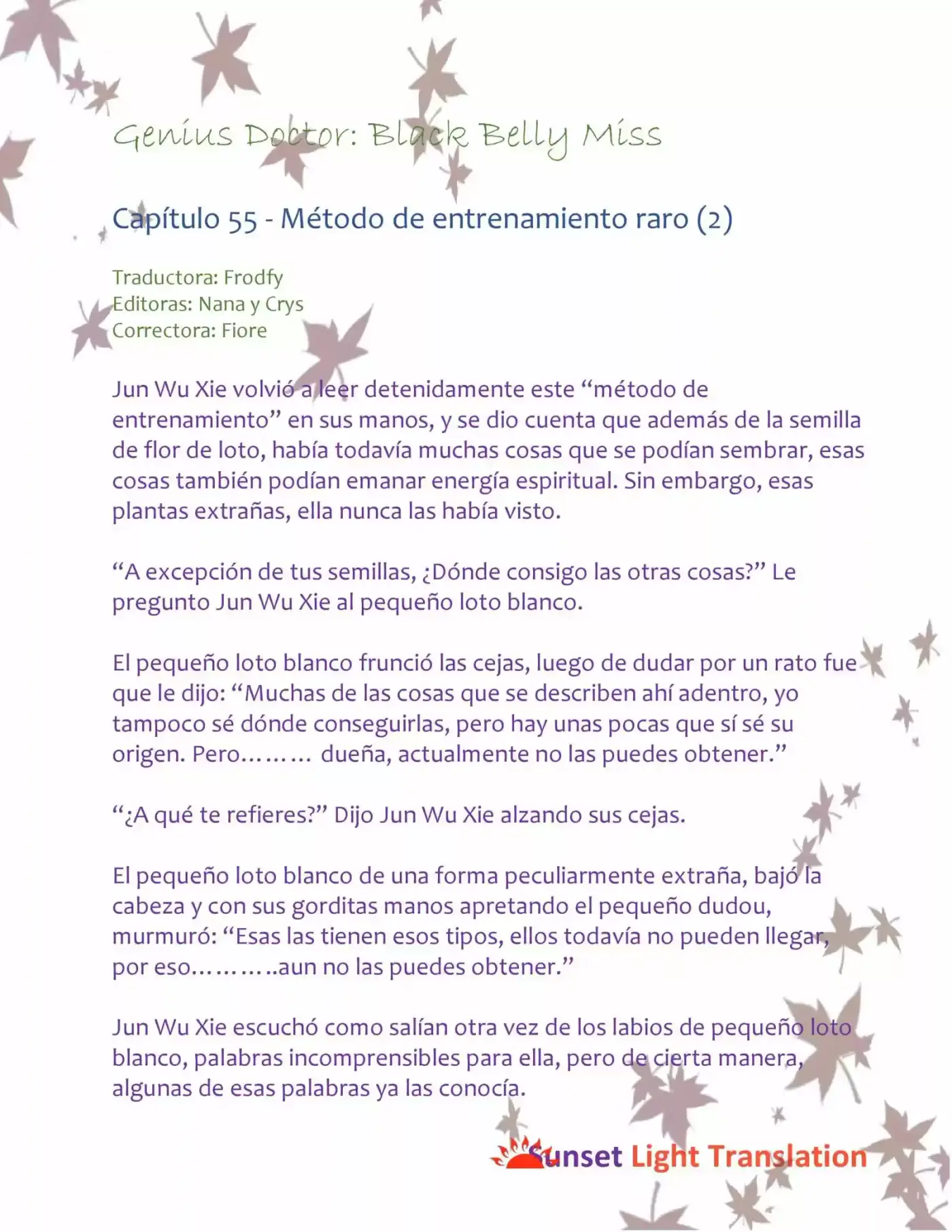 Genius Doctor: Black Belly Miss (Novela) - Capítulo 55 - Página 2 - LectorTMOo