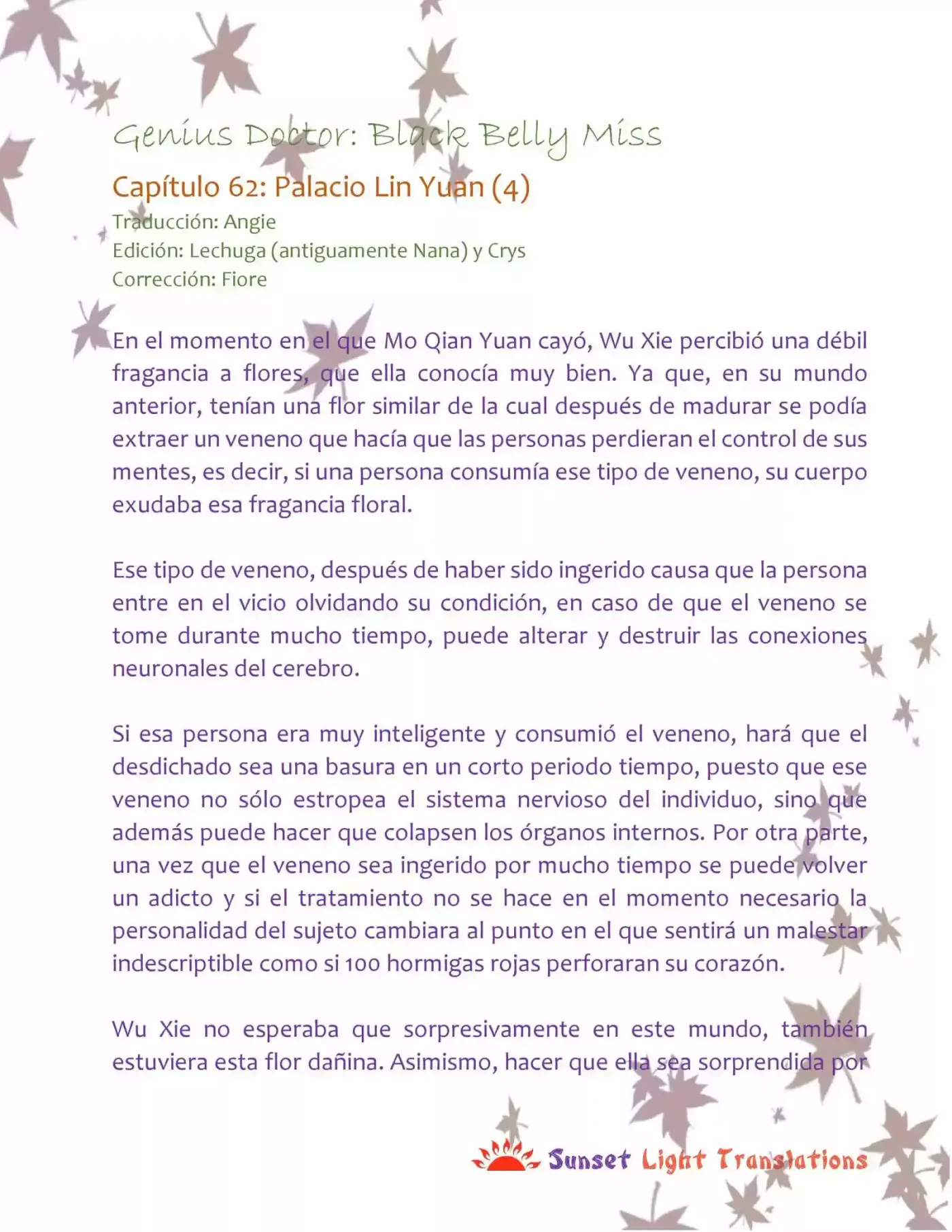 Genius Doctor: Black Belly Miss (Novela) - Capítulo 62 - Página 2 - LectorTMOo