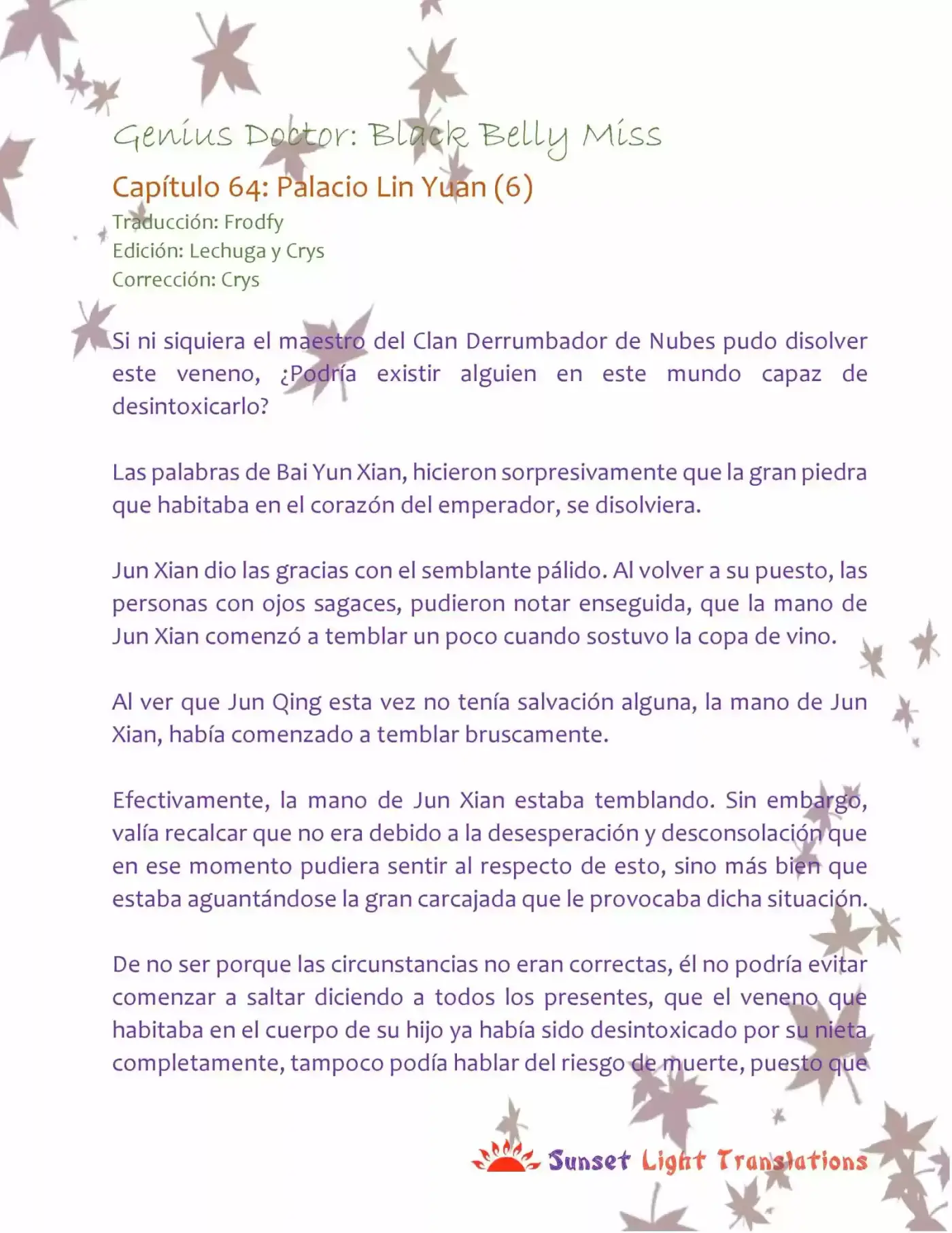 Genius Doctor: Black Belly Miss (Novela) - Capítulo 64 - Página 2 - LectorTMOo
