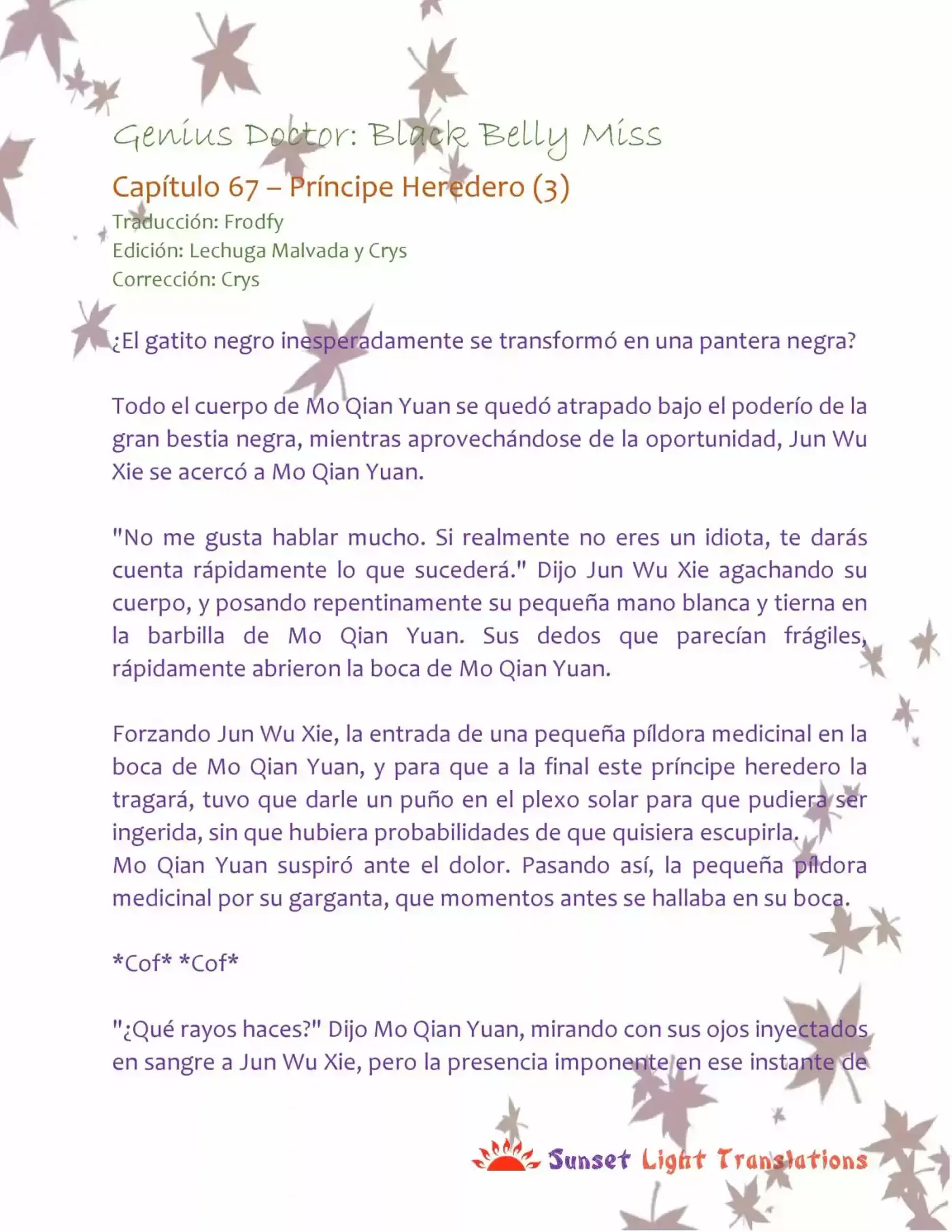 Genius Doctor: Black Belly Miss (Novela) - Capítulo 67 - Página 2 - LectorTMOo