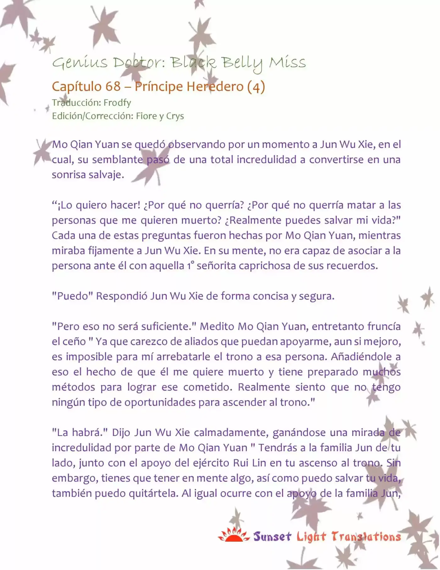 Genius Doctor: Black Belly Miss (Novela) - Capítulo 68 - Página 2 - LectorTMOo