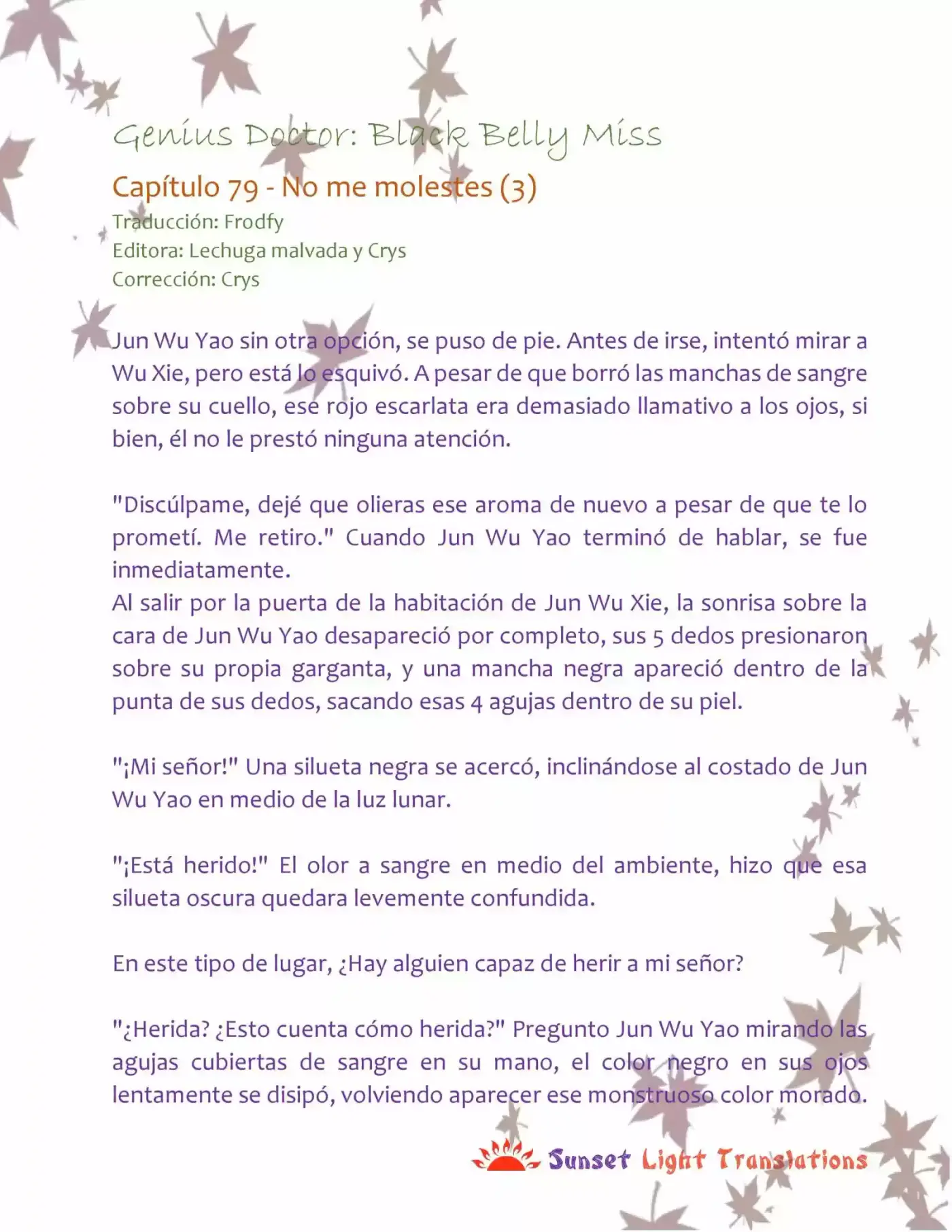 Genius Doctor: Black Belly Miss (Novela) - Capítulo 79 - Página 2 - LectorTMOo