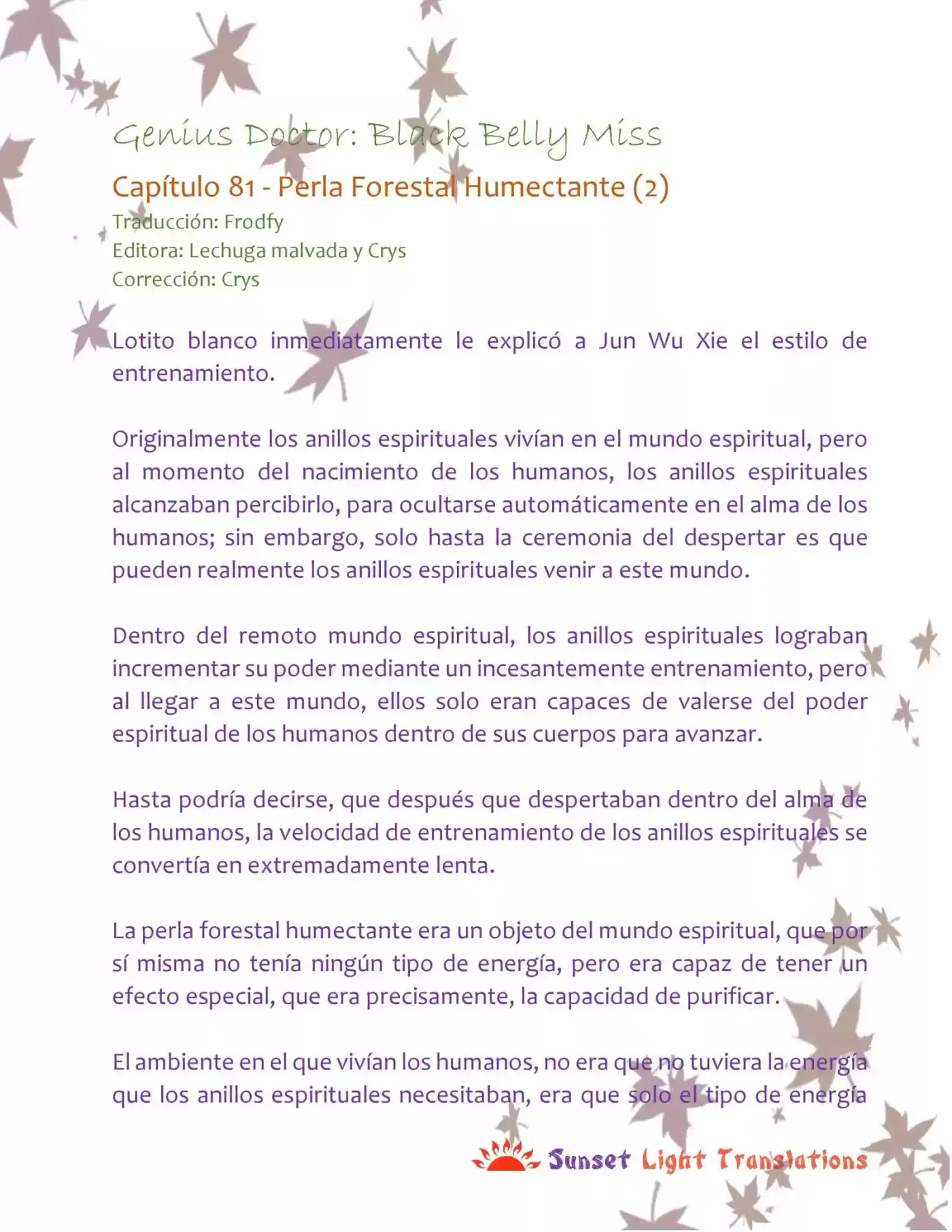 Genius Doctor: Black Belly Miss (Novela) - Capítulo 81 - Página 2 - LectorTMOo