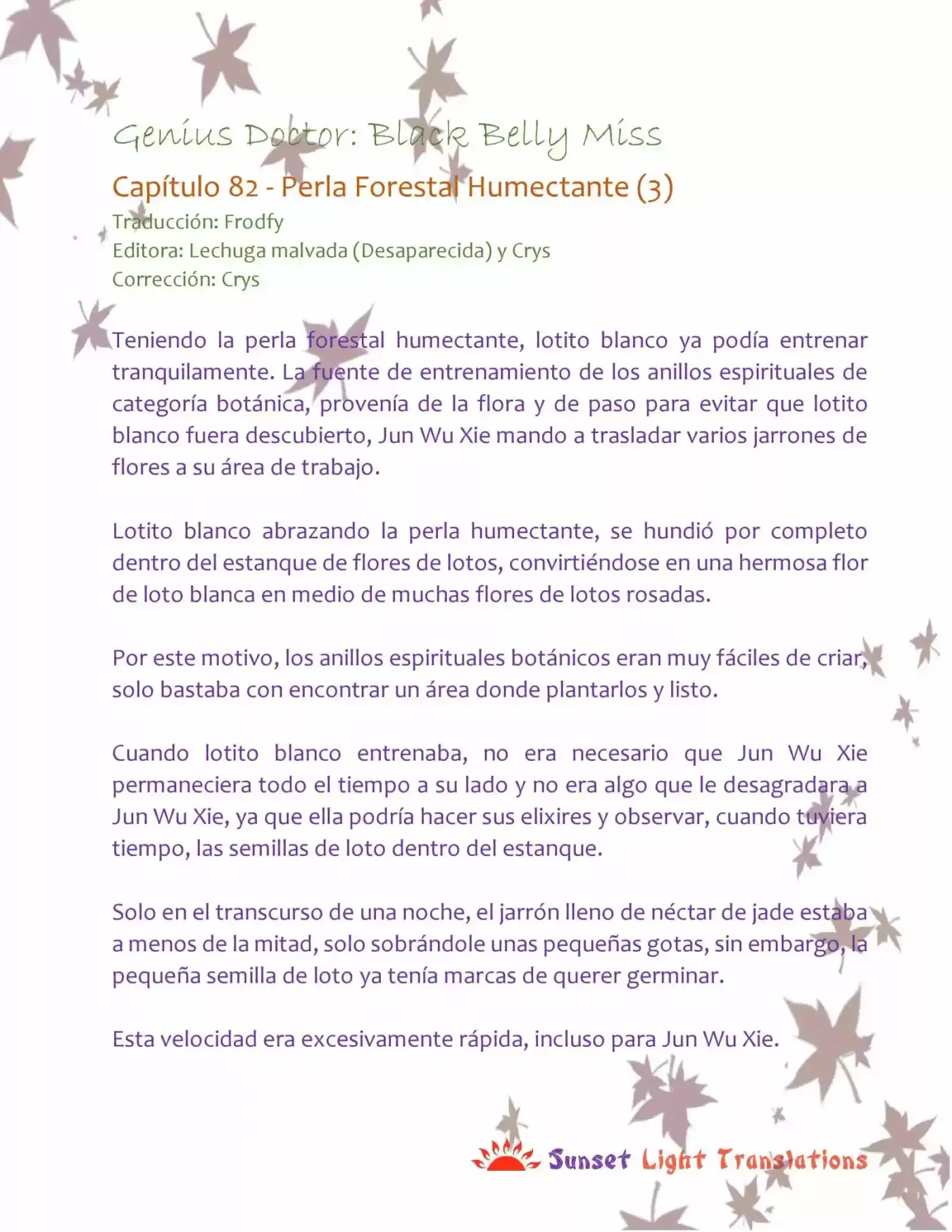 Genius Doctor: Black Belly Miss (Novela) - Capítulo 82 - Página 2 - LectorTMOo